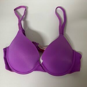 PINK Victoria's Secret Vibrant Purple Push-Up Bra Size 34b